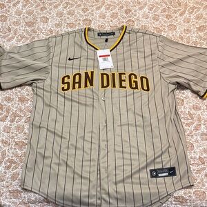 Nike San Diego Jersey with Black Stripes